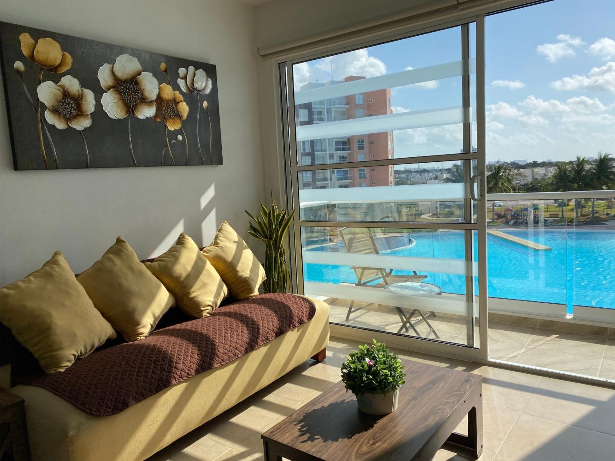 Departamento Dream Lagoons Xa แคนคูน ภายนอก รูปภาพ